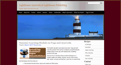 Desktop Screenshot of lighthouseayurveda.com