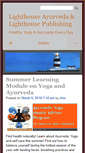 Mobile Screenshot of lighthouseayurveda.com